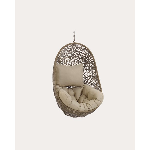 Sillón colgante Florina marrón - Kave Home. Vackart CC5964FN10
