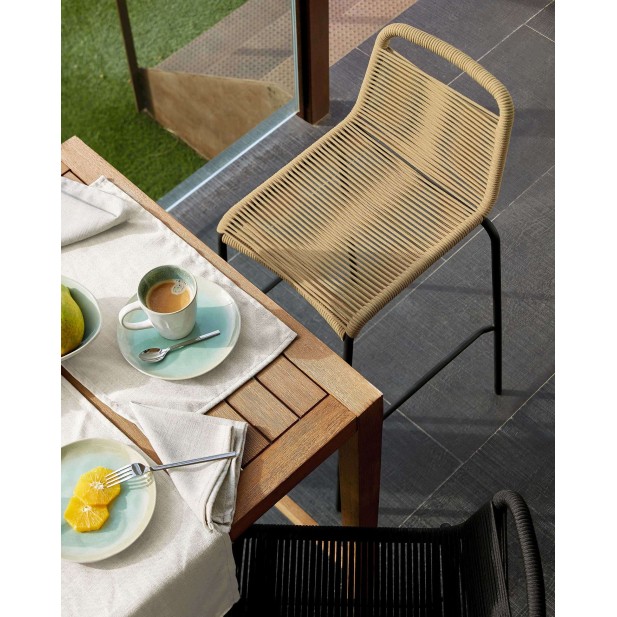 Taburete apilable Lambton de cuerda...