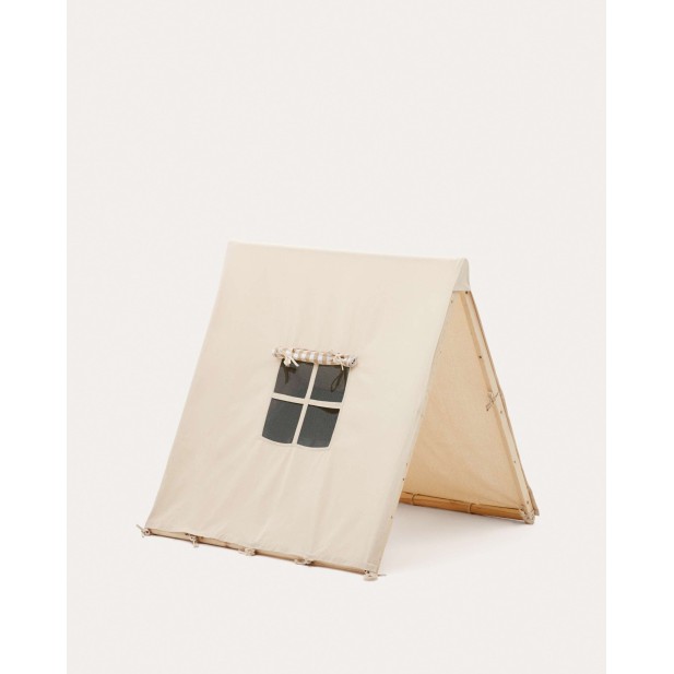 Tienda tipi Yanil 100% algodón blanco 100x90cm -Kave Home K0200026JJ05