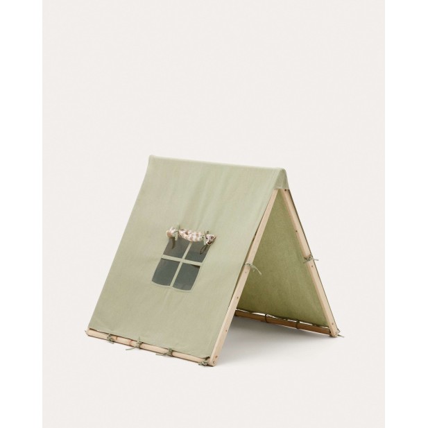 Tienda tipi Yanil 100% algodón verde 100 x 90 cm - Kave Home