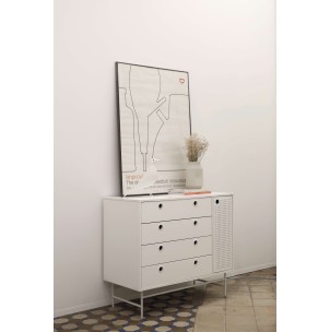 Cómoda PUNTO, DM / Metal Blanco - Teulat. Vackart 2