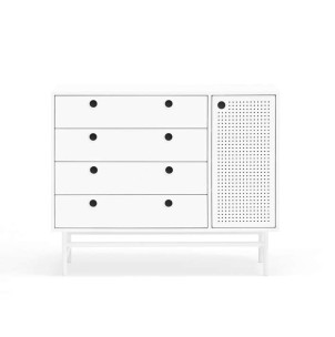 Cómoda PUNTO, DM / Metal Blanco - Teulat. Vackart