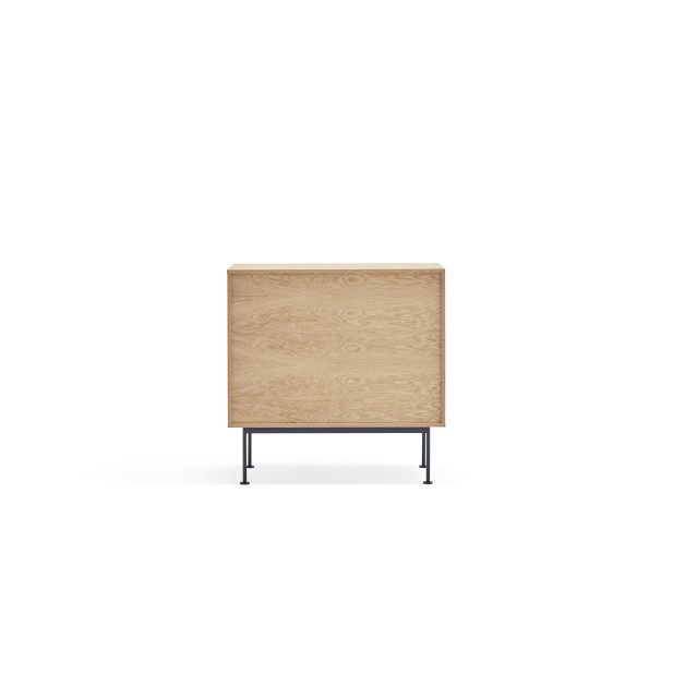 Cómoda YOKO 90x86 cm, DM Gris Antracita / Roble - Teulat