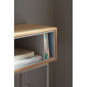 Consola YOKO 120x35 cm, Roble / DM Crema - Teulat. Vackart  2