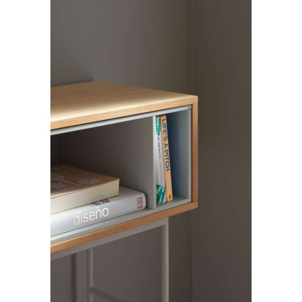 Consola YOKO 120x35 cm, Roble / DM Crema - Teulat. Vackart 