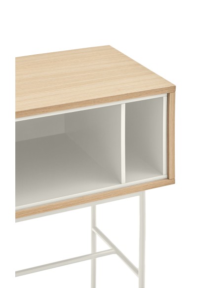 Consola YOKO 120x35 cm, Roble / DM Crema - Teulat. Vackart 