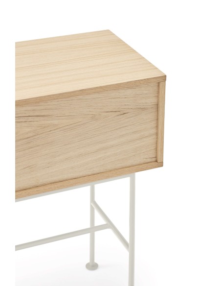 Consola YOKO 120x35 cm, Roble / DM Crema - Teulat. Vackart 