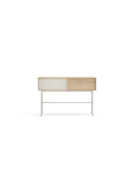 Consola YOKO 120x35 cm, Roble / DM Crema - Teulat. Vackart 