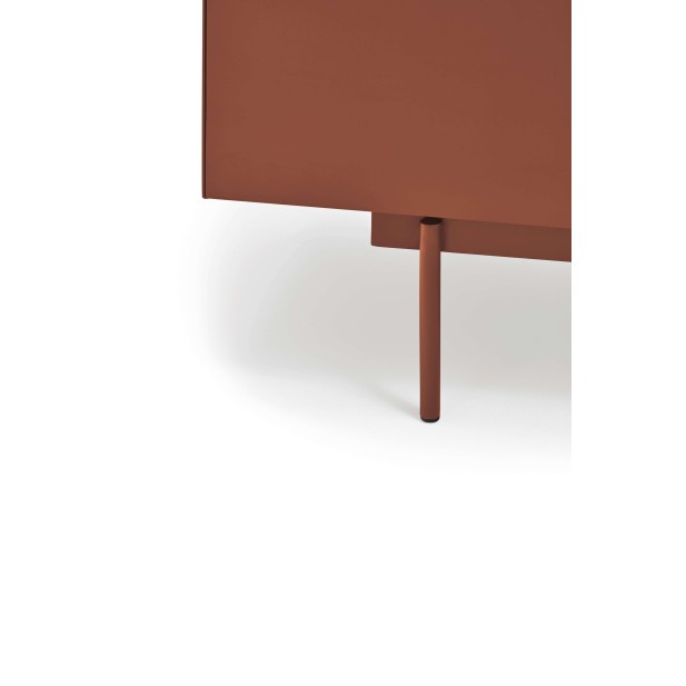 Mesita de Noche OTTO 52x35 cm, DM Teja / Roble - Teulat