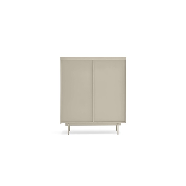 Aparador OTTO Alto 120 cm, DM Arena / Roble - Teulat. Vackart