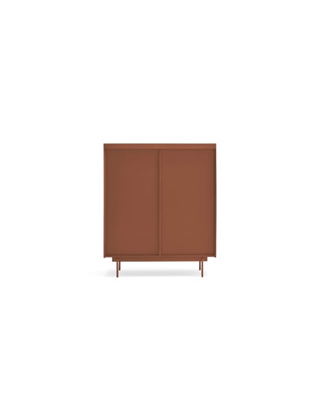 Aparador OTTO Alto 120 cm, DM Teja / Roble - Teulat. Vackart