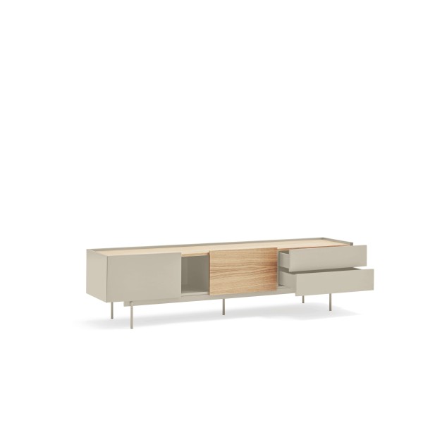 Mueble TV OTTO 180X40 cm, DM Arena / Roble - Teulat. Vackart