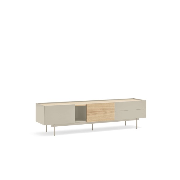 Mueble TV OTTO 180X40 cm, DM Arena / Roble - Teulat. Vackart