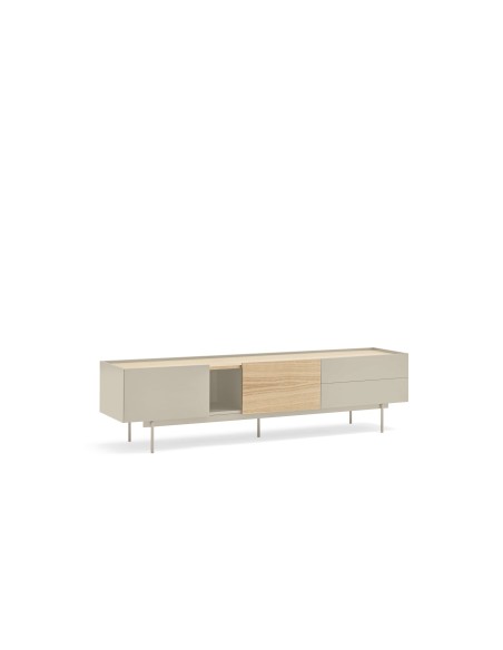 Mueble TV OTTO 180X40 cm, DM Arena / Roble - Teulat. Vackart