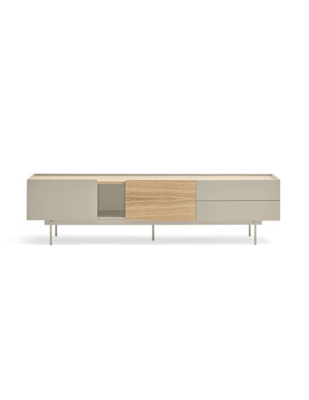 Mueble TV OTTO 180X40 cm, DM Arena / Roble - Teulat. Vackart
