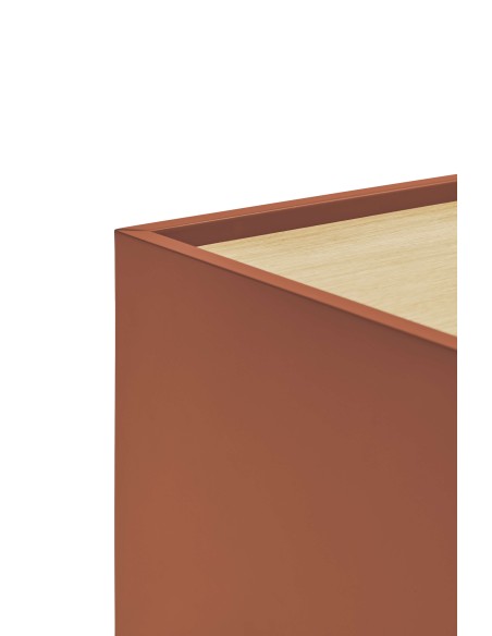 Mueble TV OTTO 180x40 cm, DM Teja / Roble - Teulat. Vackart