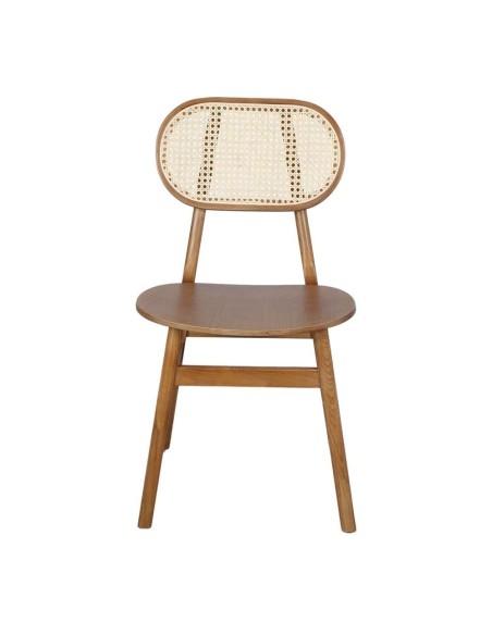 Silla NATALIE, Madera / Ratán Natural. Vackart