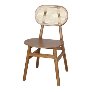 Silla NATALIE, Madera / Ratán Natural. Vackart