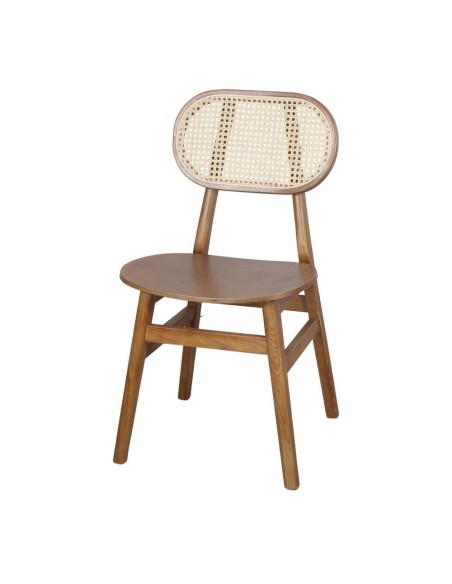 Silla NATALIE, Madera / Ratán Natural. Vackart