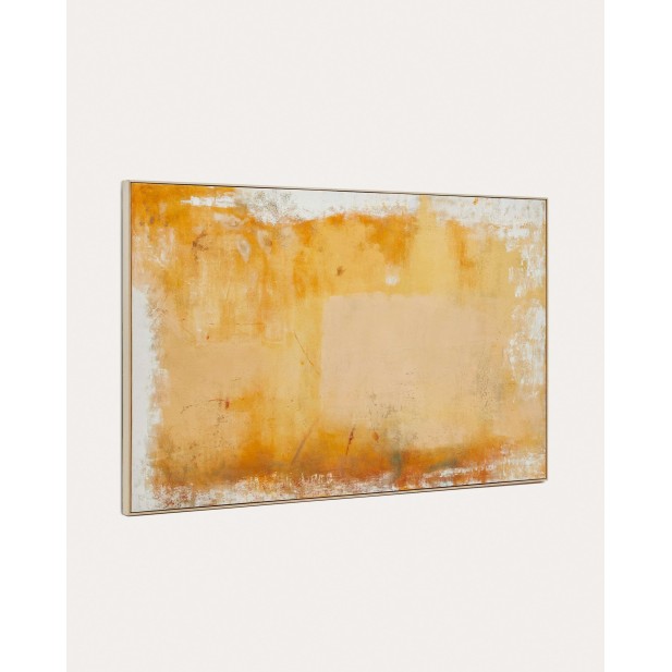 Cuadro abstracto Selnar amarillo 200 x 120 cm - Kave Home
