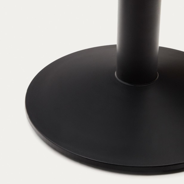 Mesa redonda de exterior Esilda negro...