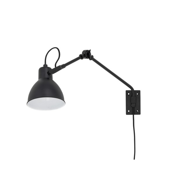 Aplique de Pared JILI, Metal Negro - Bloomingville; Vackart; 82055671