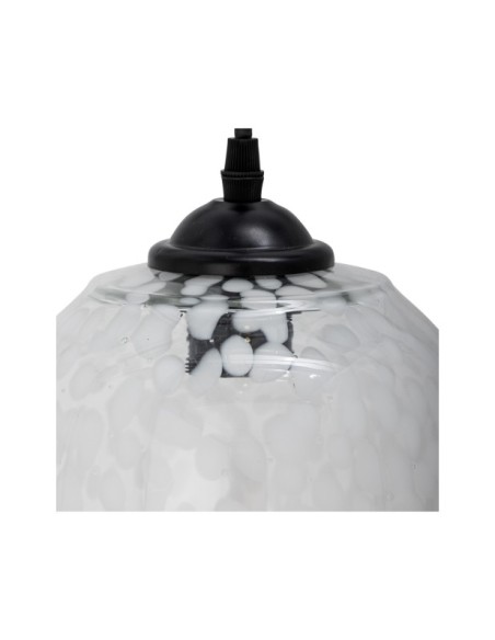 Lámpara de techo GISELE, Cristal Blanco - Bloomingville