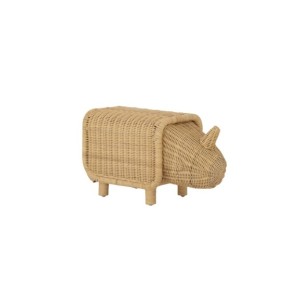 Taburete Infantil SOFFE, Ratán Natural - Bloomingville; 82055533
