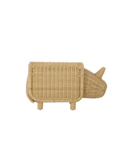 Taburete Infantil SOFFE, Ratán Natural - Bloomingville