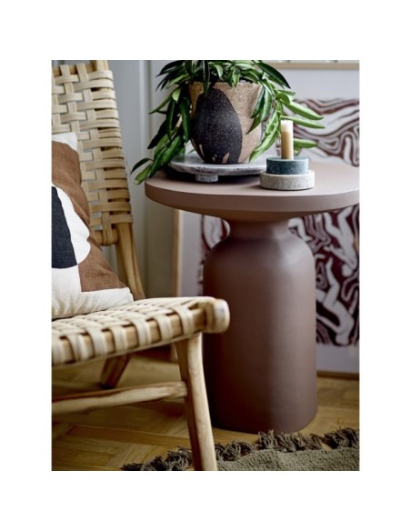 Mesa Auxiliar MILLAN, Aluminio Marrón - Bloomingville