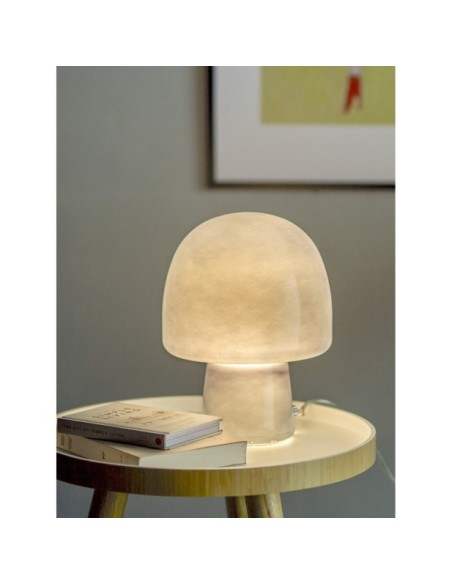 Lámpara de Mesa PADDY, Cristal Azul - Bloomingville