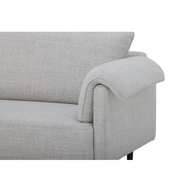 Sofá CHESHAM, Textil Blanco / Madera...