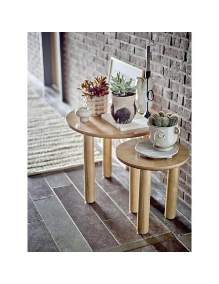 Mesa Auxiliar NOMA, Madera Natural - Bloomingville