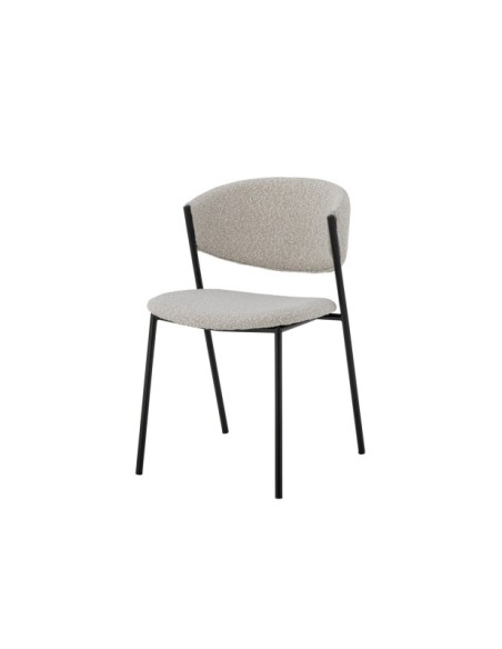Silla de Comedor MARLO, Textil Blanco - Bloomingville; 82064229