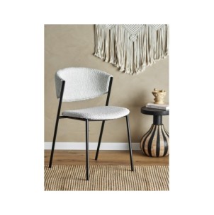 Silla de Comedor MARLO, Textil Blanco - Bloomingville; 82064229 2