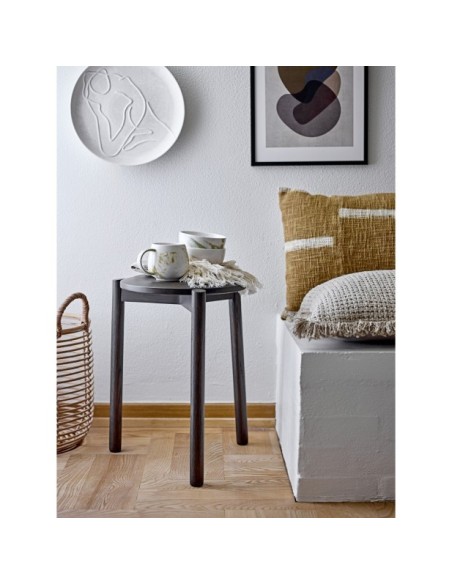 Taburete Bajo GIL, Roble Marrón - Bloomingville