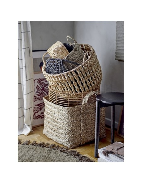 Taburete Bajo GIL, Roble Marrón - Bloomingville