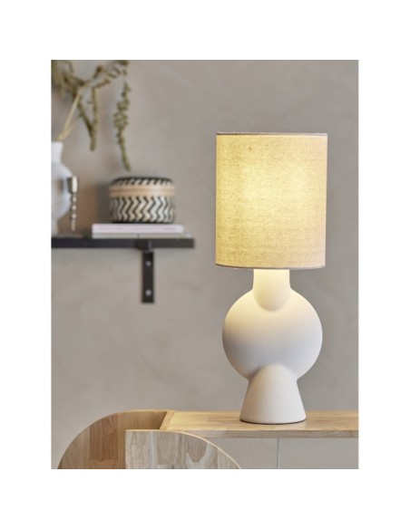 Lámpara de Mesa SERGIO, Cerámica / Natural - Bloomingville