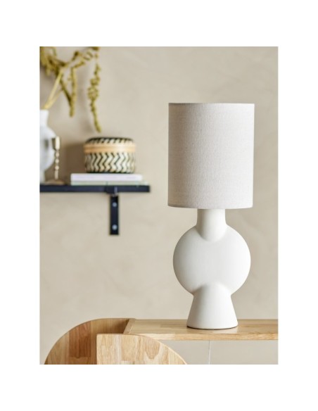 Lámpara de Mesa SERGIO, Cerámica / Natural - Bloomingville