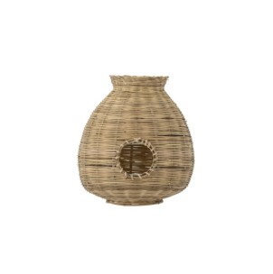 Farol OTTINE Ø25x26 cm, Bambú Nat / Cristal - Bloomingville; 82064335
