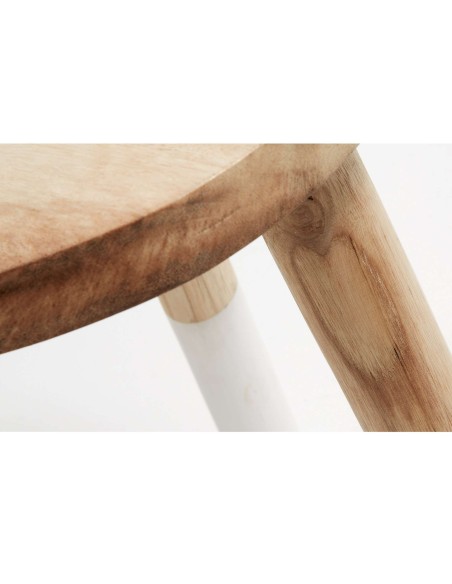 Taburete Brocsy 44 cm Madera Teca - Kave Home, Vackart