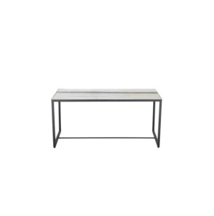 Mesa de Centro INES, Mármol Blanco / Metal - Bloomingville; 82064026