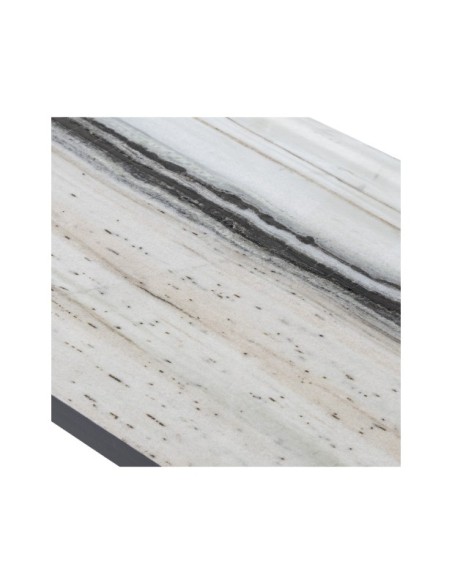 Mesa de Centro INES, Mármol Blanco / Metal - Bloomingville