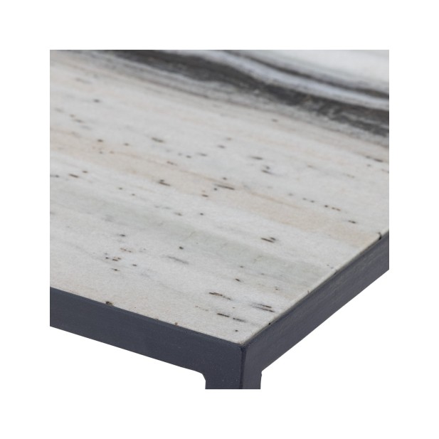 Mesa de Centro INES, Mármol Blanco /... Mesa de Centro INES, Mármol Blanco /...