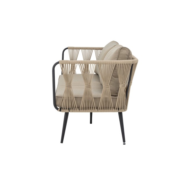 Sofá Exterior PAVONE, Metal / Cuerda...