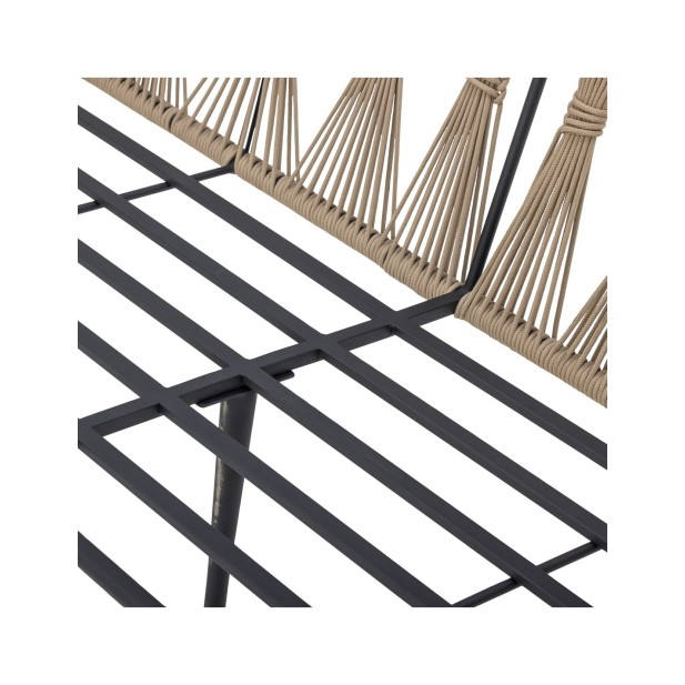 Sofá Exterior PAVONE, Metal / Cuerda...