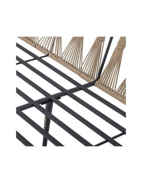 Sofá Exterior PAVONE, Metal / Cuerda / Beige - Bloomingville