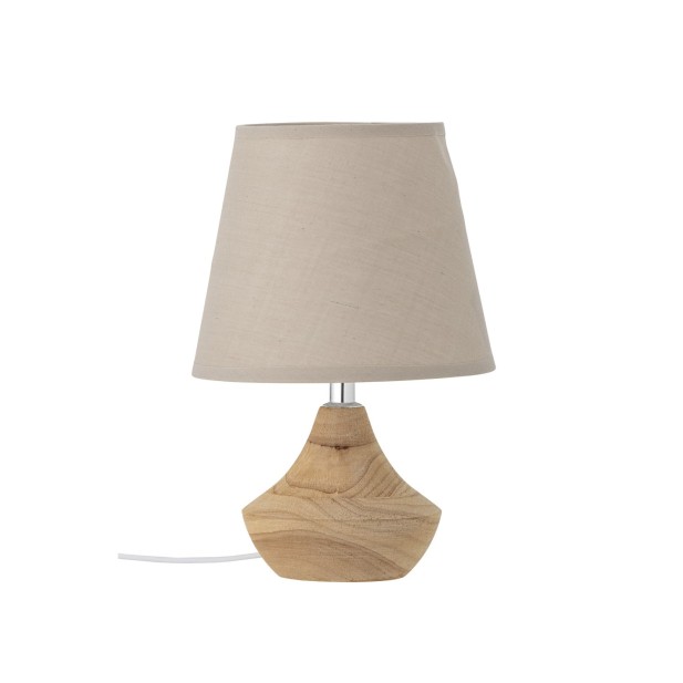 Panola Table lamp, Nature, Rubberwood - Bloomingville