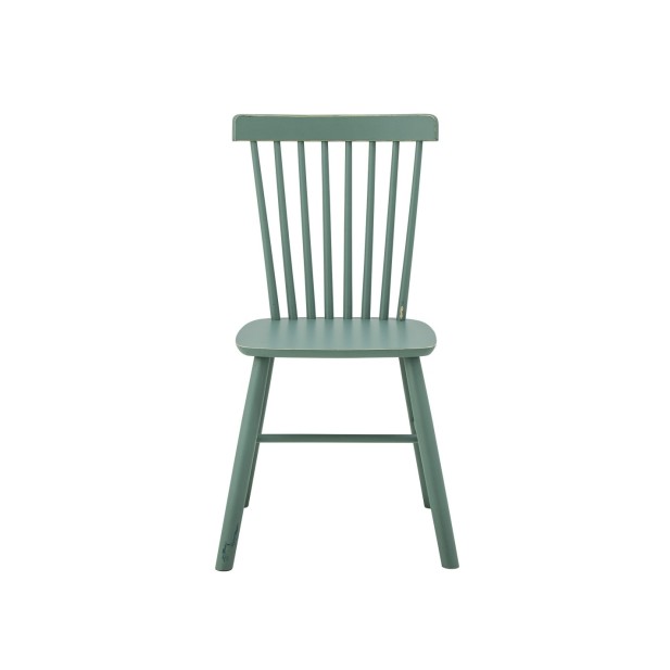 Mill Dining Chair, Green, Rubberwood - Bloomingville