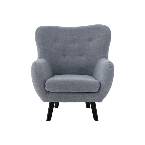 Beau Lounge Chair, Blue, Cotton - Bloomingville
